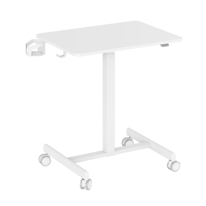 Gku White cup holder and hook to add to any table desk