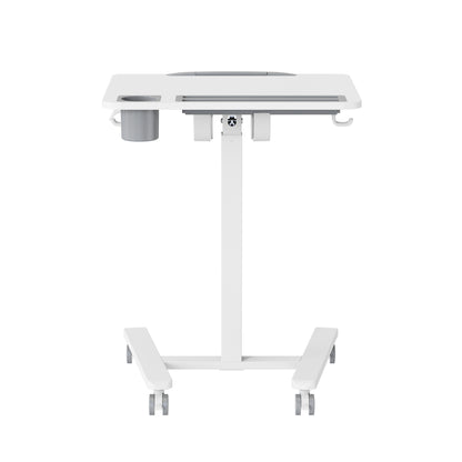 GKU Tiltable Height Adjustable Mobile Sit Stand Desk 700x500mm F047-FA122