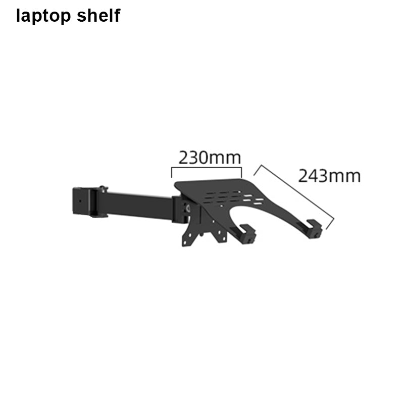 TV Monitor floor mobile stand black marble base-vesa 100 floor stand