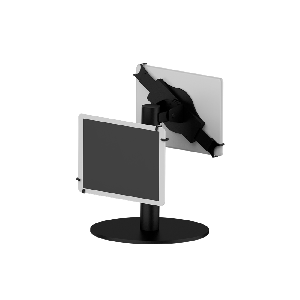 IPad Tablet Table Touch Stand Dual Side Display Tilt Rotate DTS-5