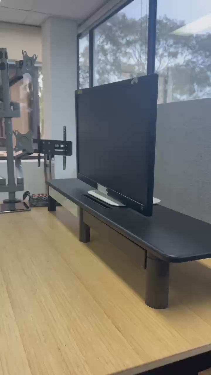 GKU Monitor Riser Stand Height Adjustable Extra Large Monitor Stand