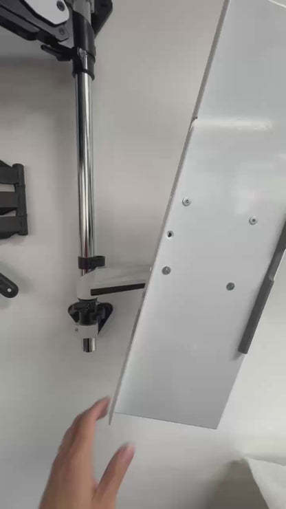 Heavy Duty Industrial Column Wall Mount for Monitor and Keyboard Tray FE210