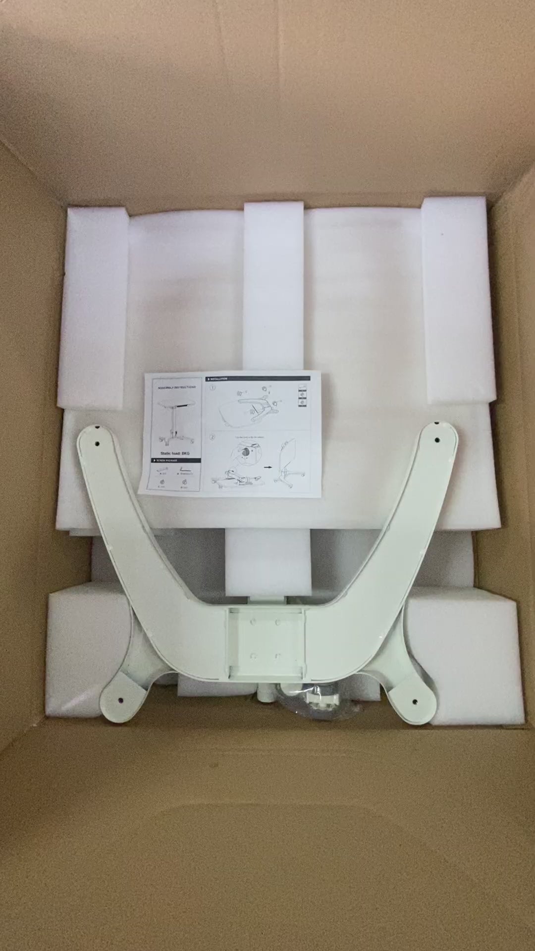 Mobile Work Station WHEELY Sit Stand Desk Foldable Timber Look Desktop 680X535MM FA106lwoow