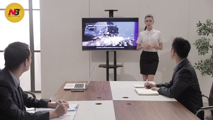 Steel TV Mobile Cart: AVA1500-60-1P Black