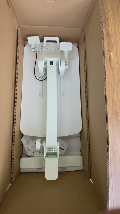 ONLINE Mobile WHEELY Sit Stand Desk Folding Work Station 680x400MM FA107