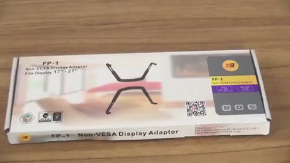 Fits 17"-27" Monitors.NB FP-1 Non-VESA display adaptor up to 6.5kg monitors