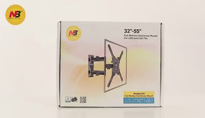 NB Cantilever 32" - 55" TV Wall Mount up to 27kg P4