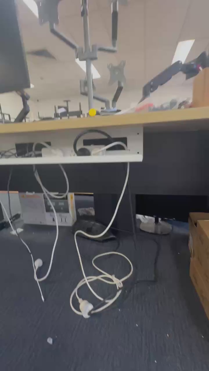 GKU Under Table Cable Management Basket Tray 800mm Long