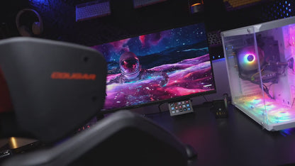 Gaming Monitor Arm – 27″–50″ Curved Screen (holds 18 kg) A6