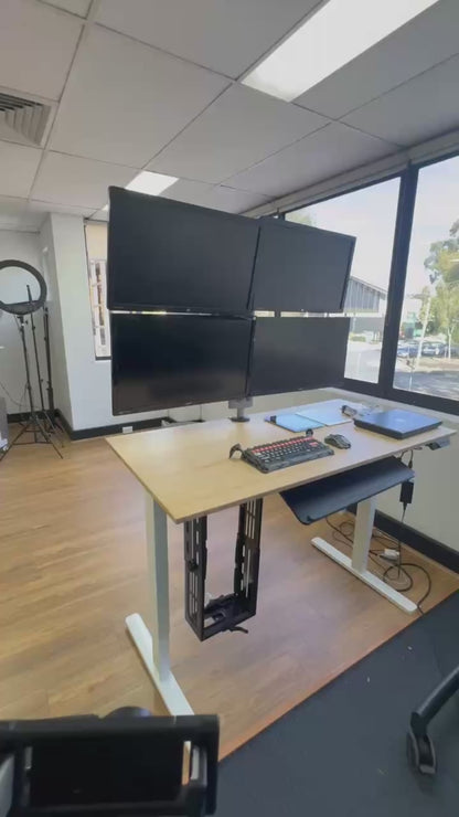Premium Aluminum Articualting Monitor Arms Mount Stands 4 screens