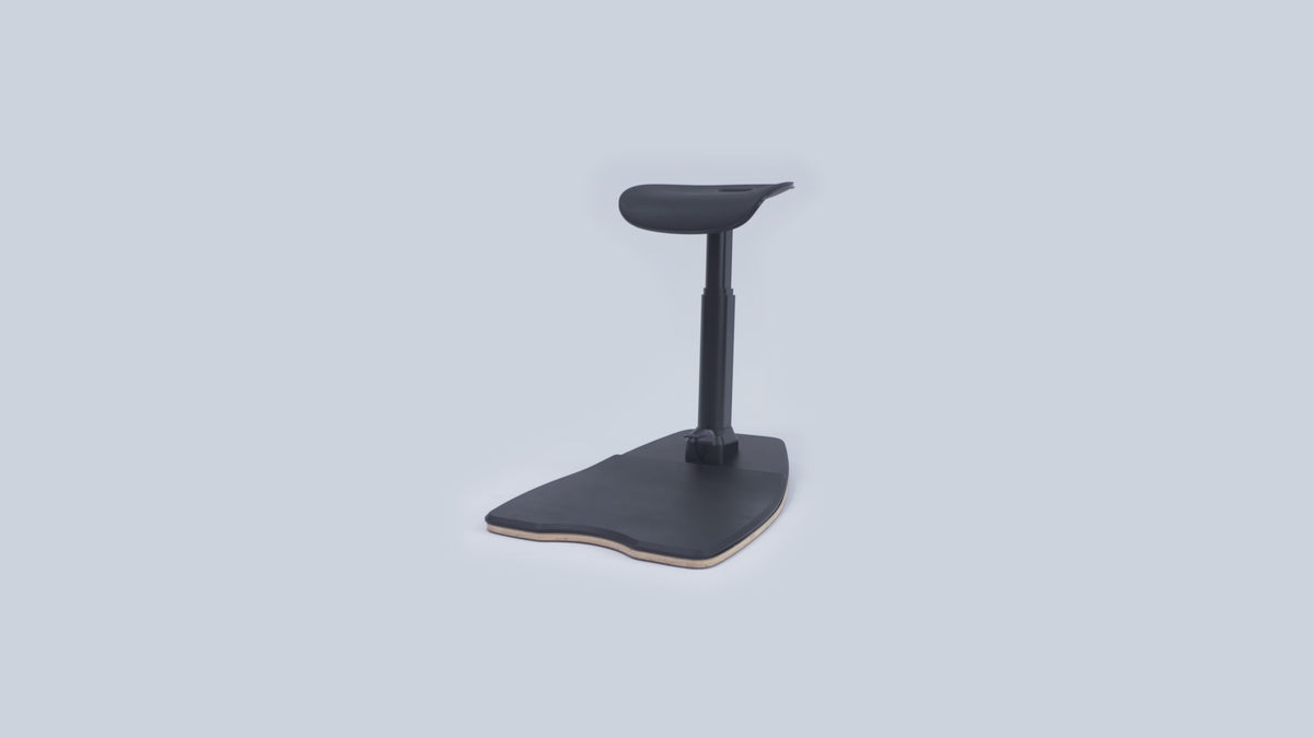 Ergonomic Standing Stool with Anti-Fatigue Mat & Wheels, Height Adjustable Sit Stand Chair for Home Office1. Ergonomic Standing Stool with Anti-Fatigue Mat & Wheels, Height Adjustable Sit Stand Chair for Home Office