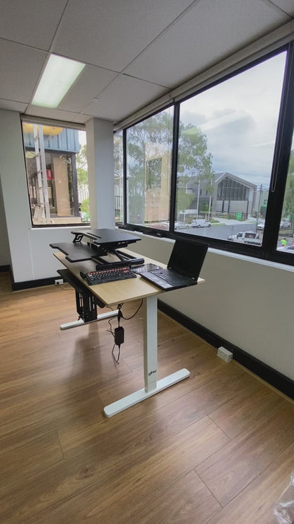 Sit Stand Desk Adjustable Riser Ergonomic Work Station 720x400mm GSD66HC-28M