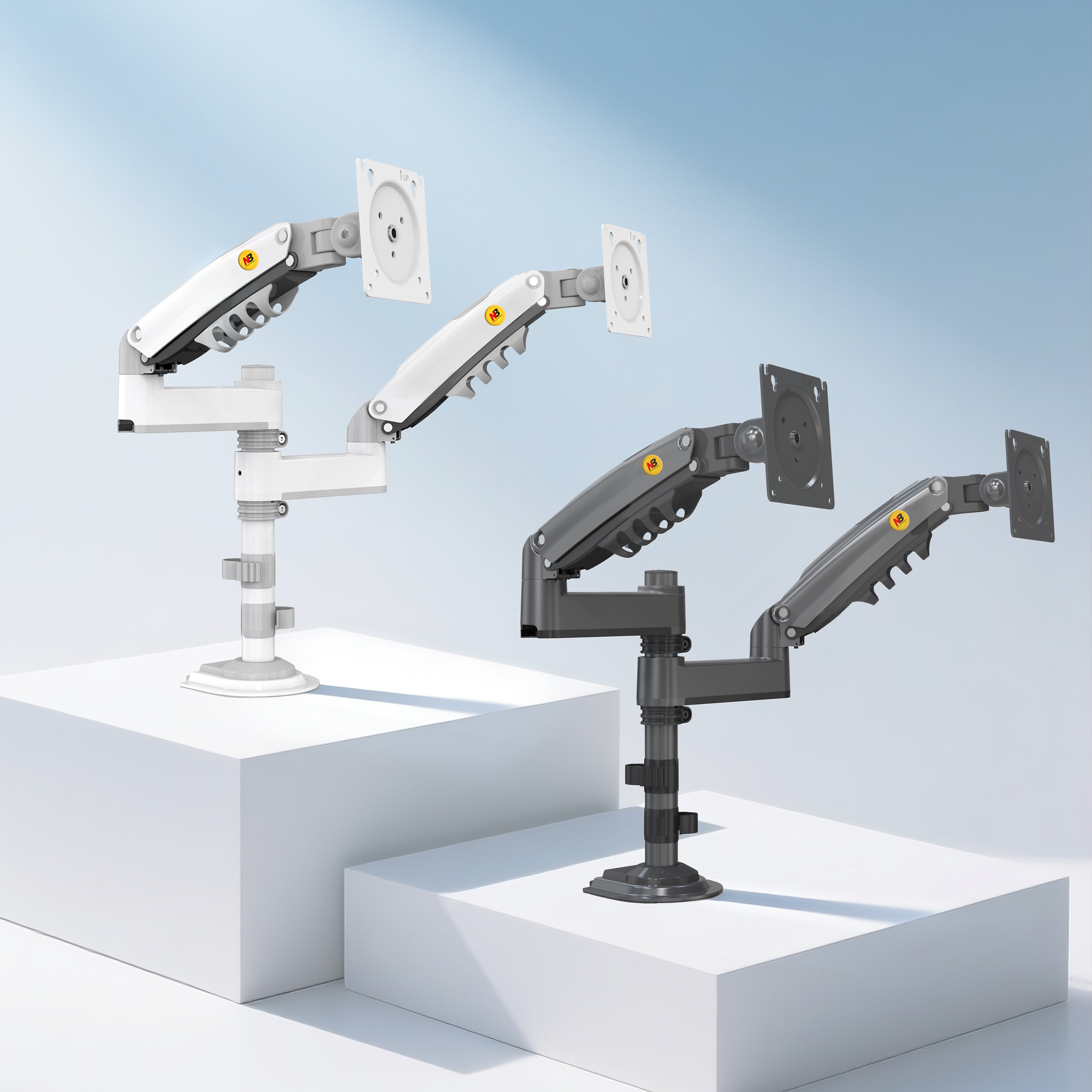 Dual Monitor Arm Ergonomic for Desktops VESA Mount NB-H180