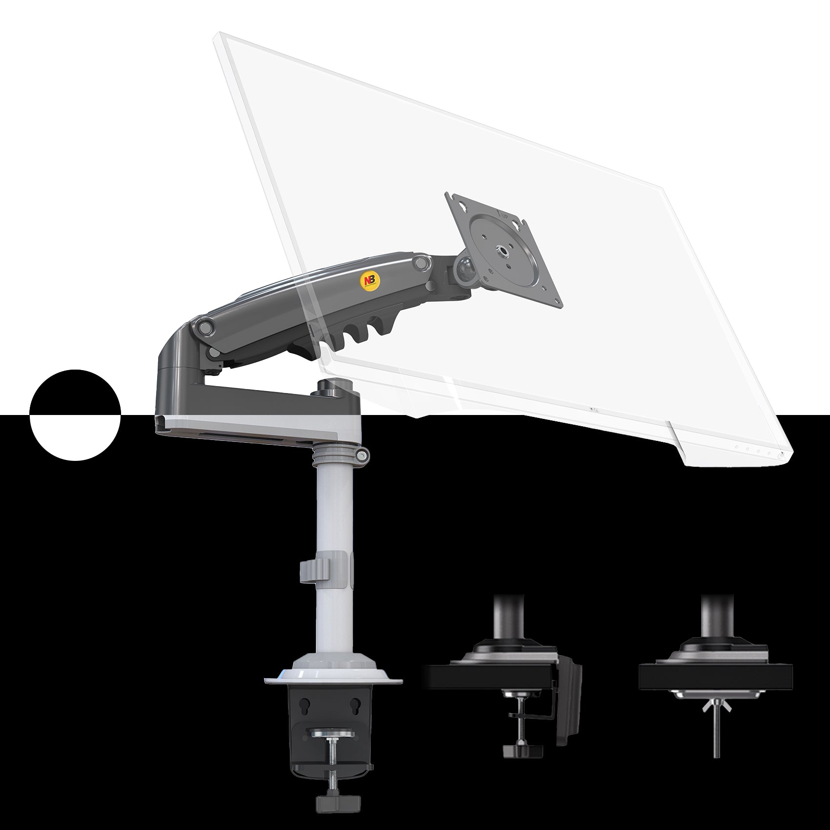 NEW Series NB H100 Desktop Monitor Arm 17" - 30" up to 9kg