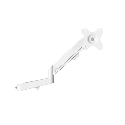 TV Monitor floor mobile stand Mount Bracket white marble base Gas Arm Shelf