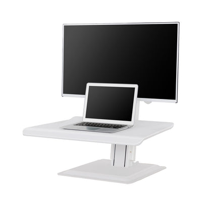 Free Standing Screen Sit Stand 22"-32" up to 11kg - white