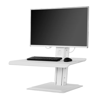 Free Standing Screen Sit Stand 22"-32" up to 11kg - white