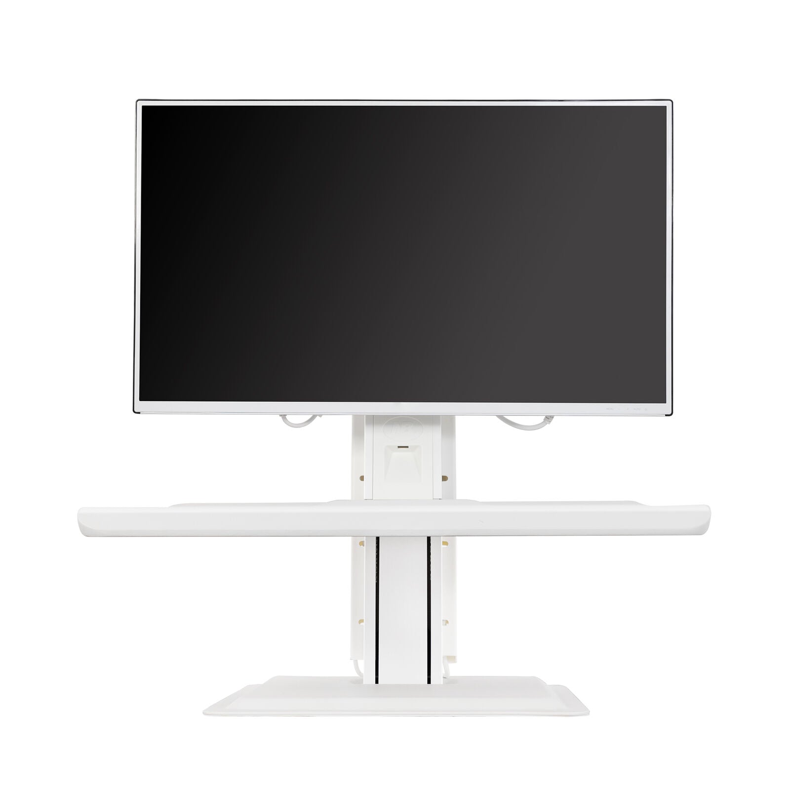 Free Standing Screen Sit Stand 22"-32" up to 11kg - white