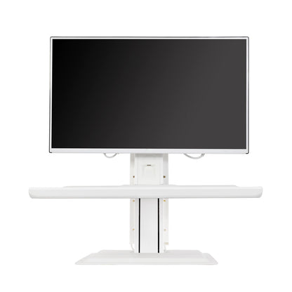 Free Standing Screen Sit Stand 22"-32" up to 11kg - white