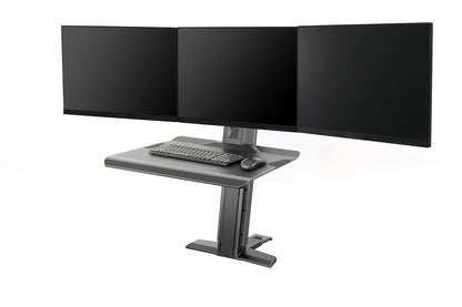 Work station Standing TRIPLE Screen Sit Stand 19-24" up to 11kg