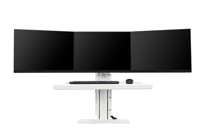 Work station Standing TRIPLE Screen Sit Stand 19-24" up to 11kg