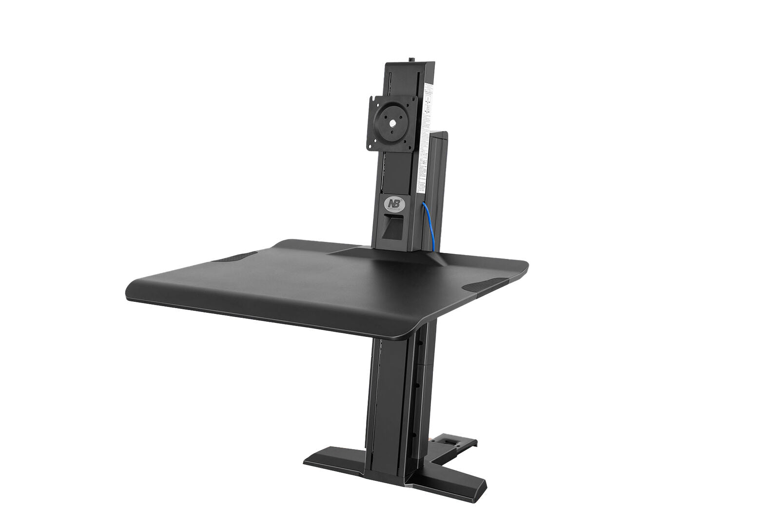 Work station Standing Screen Sit Stand 22"-32"" up to 11kg - black