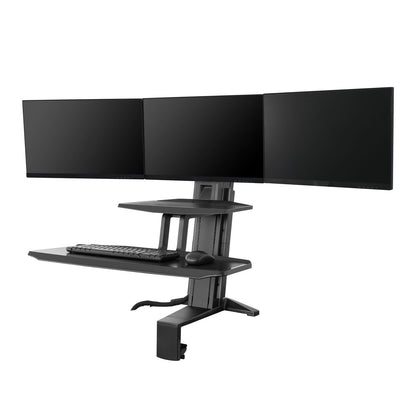Work station Standing TRIPLE Screen Sit Stand 19-24" up to 11kg